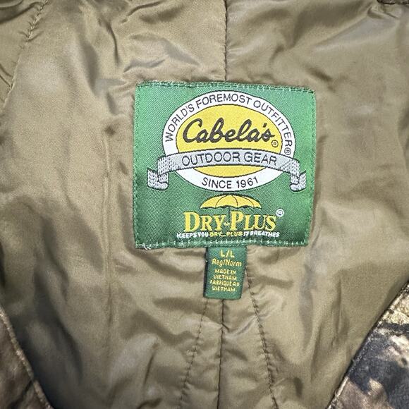 CABELAS DRY PLUS Real Tree Pants Mens Large Lined Hunting Outdoors Camping - Picture 5 of 15